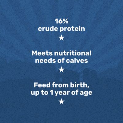 Image showing  Calf Starter Pelleted Cattle Feed, 50 lb. Bag