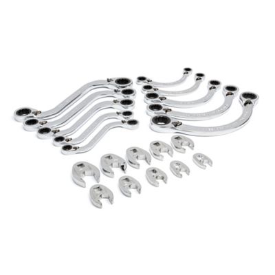 Image showing  20 pc. Specialty Ratcheting Metric Wrench Set in Foam Storage Tray