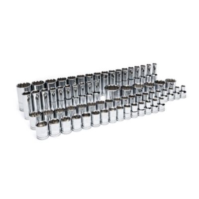 Image showing  67 pc. 1/2 in. Drive Master Metric Socket Set in Foam Storage Tray