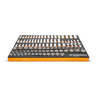 Image showing 5 th GEARWRENCH 104 Pc. 3/8 in. Drive Master Metric Socket Set in Foam Storage Tray
