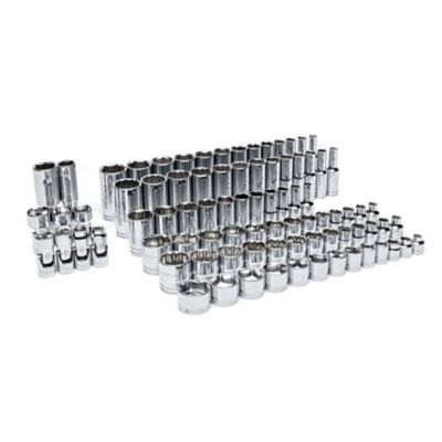 Image showing  85 pc. 3/8 in. Drive Master SAE Socket Set in Foam Storage Tray
