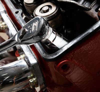 Image showing 7 th GEARWRENCH 85 pc. 3/8 in. Drive Master SAE Socket Set in Foam Storage Tray