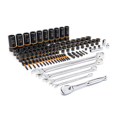 Image showing  97 pc. 1/4 in., 3/8 in., 1/2 in. Drive Bolt Biter Mechanics Tool Set in Foam Storage Tray