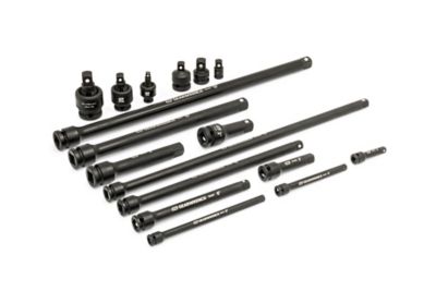Image showing  17 pc. 1/4 in., 3/8 in., 1/2 in. Impact Drive Tool Accessories Set with Foam Storage Tray