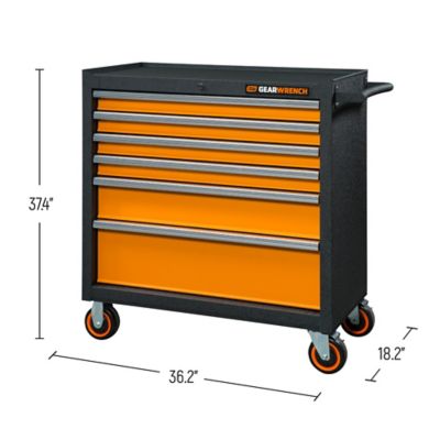 Image showing  36 in. 6 Drawer GSX Series Rolling Tool Cabinet