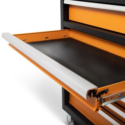 Image showing 7 th GEARWRENCH 52 in. 11 Drawer GSX Series Rolling Tool Cabinet with Stainless Steel Worktop