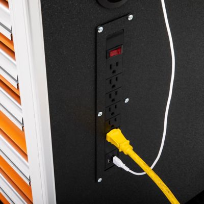 Image showing 5 th GEARWRENCH 72 in. 18 Drawer Rolling Tool Cabinet with Stainless Steel Worktop and Chrome Drawer Pull