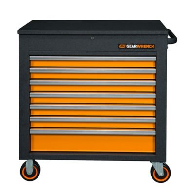 Image showing  35 in. 7 Drawer GSX Series Rolling Tool Cart with Tilt Top