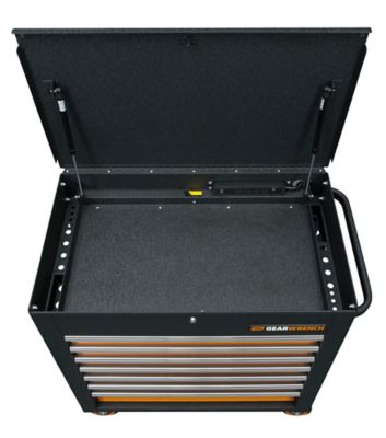 Image showing  35 in. 7 Drawer GSX Series Rolling Tool Cart with Tilt Top