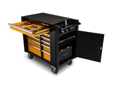 Image showing 5 th GEARWRENCH 42 in. 11 Drawer Black & Orange Mobile Work Station