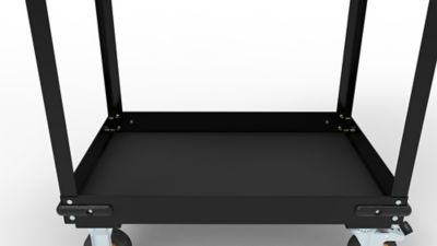 Image showing 5 th GEARWRENCH 32 in. 2 Drawer Black & Orange Utility Cart