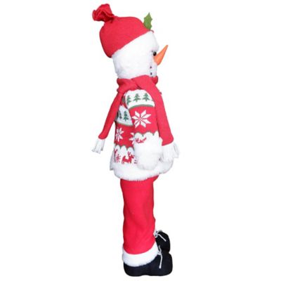 Image showing  24 in. Christmas Porch Greeter with Sweater