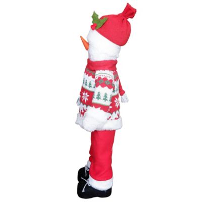 Image showing  24 in. Christmas Porch Greeter with Sweater