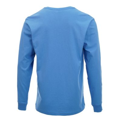 Image showing  Men's Loose Fit Heavyweight Crew Neck Long-Sleeve Logo Graphic T-Shirt