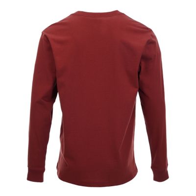 Image showing  Men's Loose Fit Heavyweight Crew Neck Long-Sleeve Logo Graphic T-Shirt
