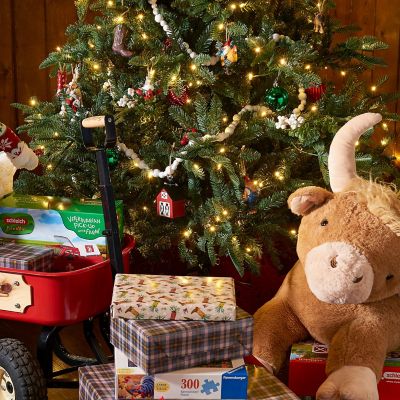 Image showing  72 in. White Wood Christmas Garland