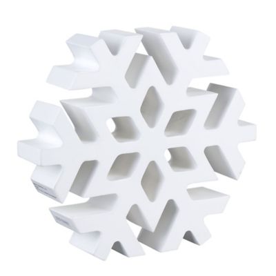 Image showing  Wooden Snowflake Tabletop Christmas Decoration, 7 in.