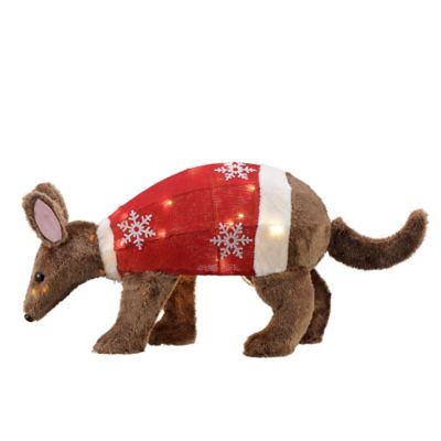 Image showing  27 in. Indoor/Outdoor ETL LED Christmas Armadillo Decoration