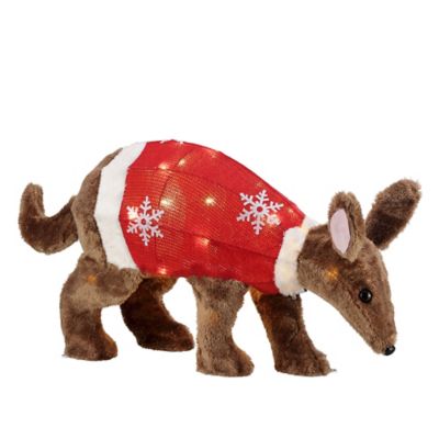 Image showing  27 in. Indoor/Outdoor ETL LED Christmas Armadillo Decoration