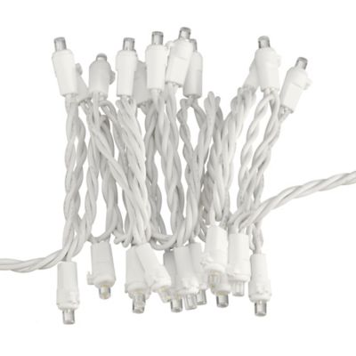 Image showing  18 ft. 200-Light Indoor/Outdoor UL Icicle String Lights, Warm White