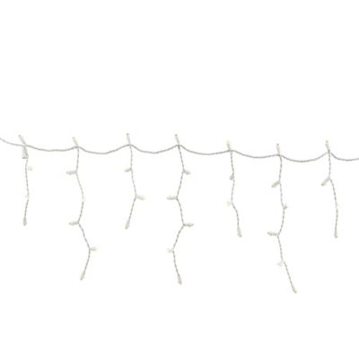 Image showing  18 ft. 200-Light Indoor/Outdoor UL Icicle String Lights, Warm White