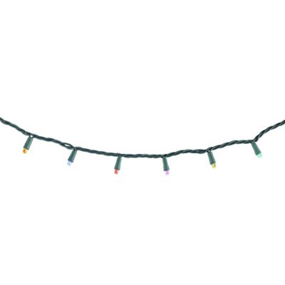 Image showing  61 ft. 300-Light Indoor/Outdoor UL LED Christmas Dome String Lights, Multicolor