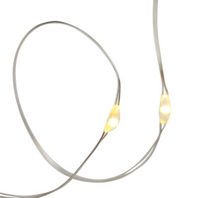 Image showing  9.6 ft. 30-Light Indoor B/O LED Wire Lights, Warm White