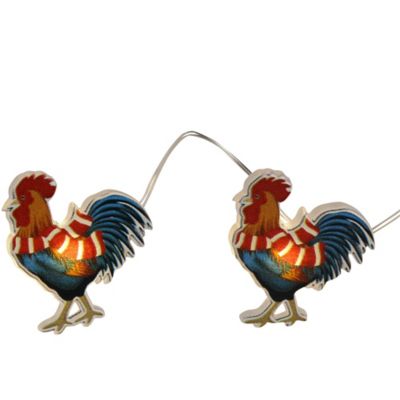 Image showing  6.3 ft. 20-Light Indoor B/O LED Rooster Wire Lights