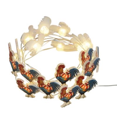 Image showing  6.3 ft. 20-Light Indoor B/O LED Rooster Wire Lights