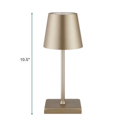 Image showing  Metal Touch Table Lamp, 10.5 in.