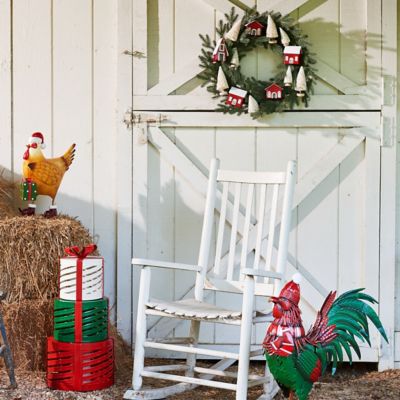 Image showing  22 in. Xmas House Tree Wreath