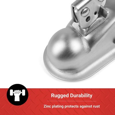 Image showing 6 th Tractor Supply 2 in. Ball Straight Coupler with 3 in. Channel, 5,000 lb.