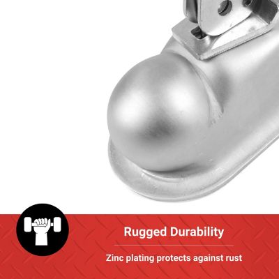 Image showing 6 th Tractor Supply 2 in. Ball Straight Coupler with 2 in. Channel, 3,500 lb.