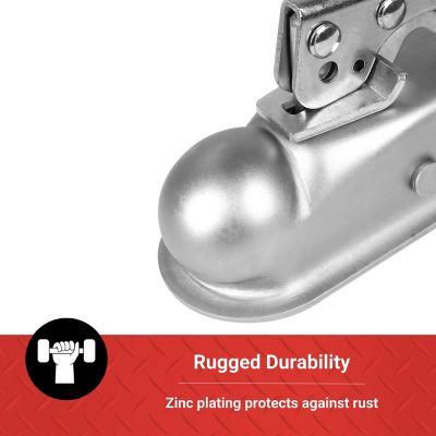 Image showing 6 th Tractor Supply 2 in. Ball Straight Coupler with 2.5 in. Channel, 3,500 lb.