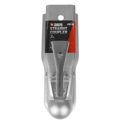Image showing 8 th Tractor Supply 2 in. Ball Straight Coupler with 2.5 in. Channel, 3,500 lb.