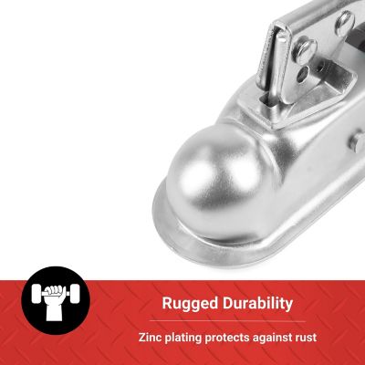 Image showing 6 th Tractor Supply 1-7/8 in. Ball Straight Coupler with 2 in. Channel, 2,000 lb.