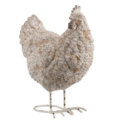 Image showing  14 in. Resin Chicken Statue
