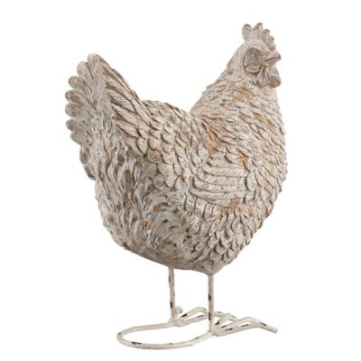 Image showing  14 in. Resin Chicken Statue