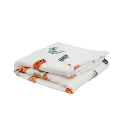 Image showing  Printed Cowboy Boots Throw Blanket