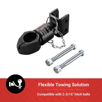 Image showing  2-5/16 in. Ball Adjustable Channel-Mount Trailer Coupler, 12,500 lb.