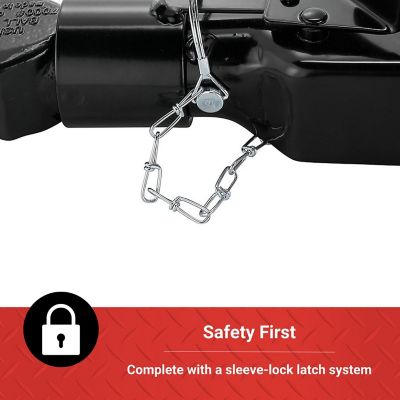 Image showing 5 th Tractor Supply 2 in. Ball Straight Coupler with 3 in. Channel, 7,000 lb.