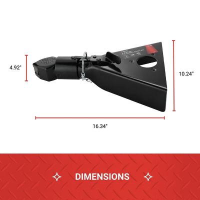 Image showing  2 in. Ball A-Frame Coupler, 7,000 lb.