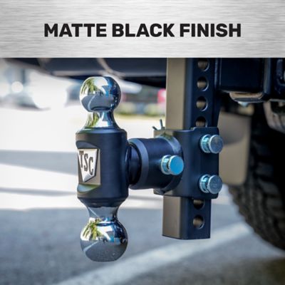 Image showing  2 in. Adjustable Dual-Ball Hitch Mount with 2 in. and 2-5/16 in. Balls, 6 in. Drop, 10,000 lb. Capacity