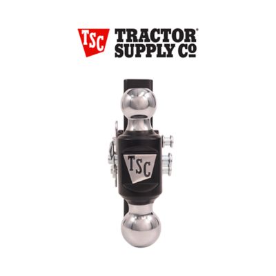 Image showing 8 th Tractor Supply 2 in. Adjustable Dual-Ball Hitch Mount with 2 in. and 2-5/16 in. Balls, 6 in. Drop, 10,000 lb. Capacity