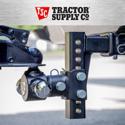 Image showing  2 in. Adjustable Tri-Ball Hitch Mount with 1-7/8 in., 2 in. and 2-5/16 in. Balls, 6 in. Drop, 10,000 lb. Capacity