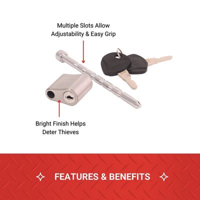 Image showing  Adjustable Coupler Lock, Burnished Nickel