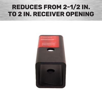 Image showing  Reducer Sleeve Receiver Adapter, Converts 2-1/2 in. to 2 in., Matte Black