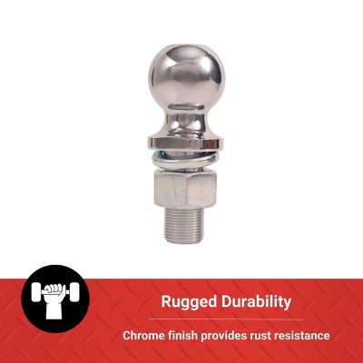 Image showing  2-5/16 in. Class V Hitch Ball, 14,000 lb. Capacity, Chrome