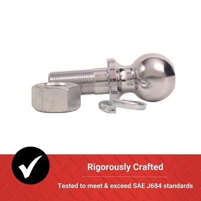 Image showing  2-5/16 in. Class V Hitch Ball, 14,000 lb. Capacity, Chrome