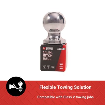 Image showing  2-5/16 in. Class V Hitch Ball, 14,000 lb. Capacity, Chrome